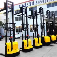 Electric forklift pallet hoist 1000 kg 1500 kg 2000 kg semi-electric stacker