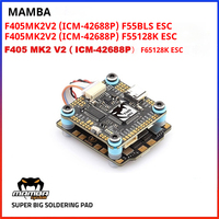 Diatone MAMBA MK2 F405 V2 FC Betaflight Flight Controller F45A F65A 3-6S DSHOT600 ESC 4 in 1 for RC FPV Drone