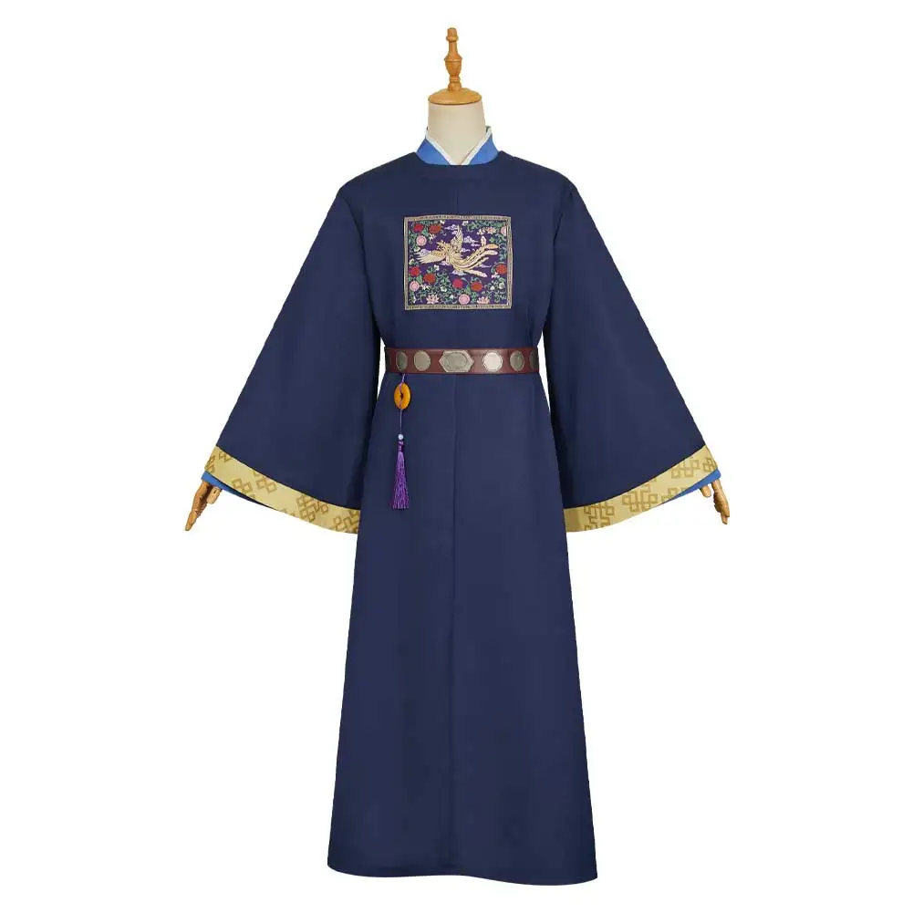 The Apothecary Anime Diaries Jinshi Cosplay Costume Adult Men Fantasia Kimono Robe Belt Outfits Halloween Carnival Party Suit