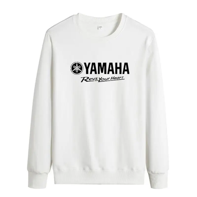 ياماها ركوب الاتجاه طاقم الرقبة سترة الرجال والنساء دراجة نارية الثقيلة قاطرة عشاق البلوز ملابس بأكمام طويلة