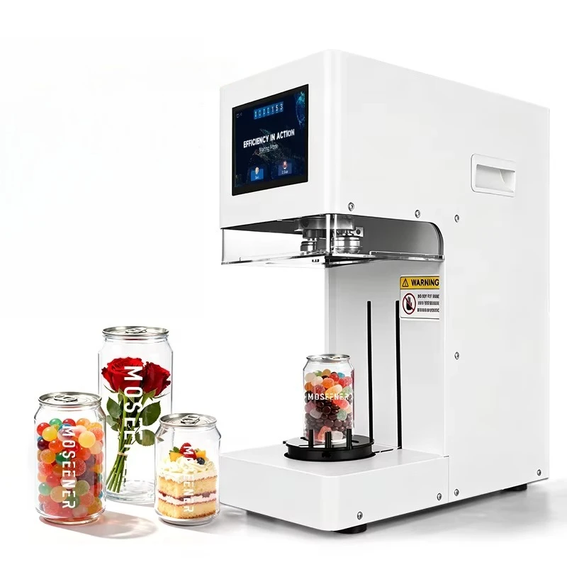 

Full Automatic Tin Can Bottles Sealer Machine Touchscreen 304 Stainless Steel High-Frequency Sealing for Beverage