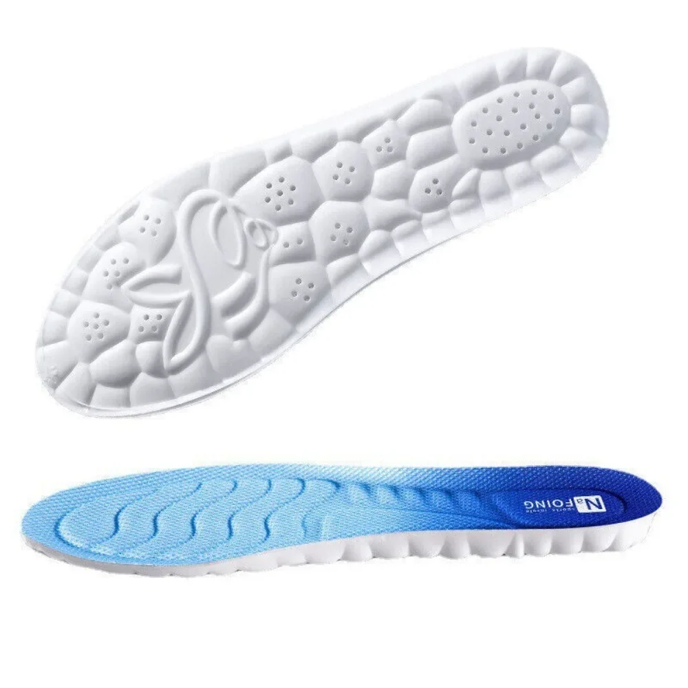 Soft PU 4D Insole Breathable Work Foot Support Technology Insoles Orthopedic Care Insoles Hiking