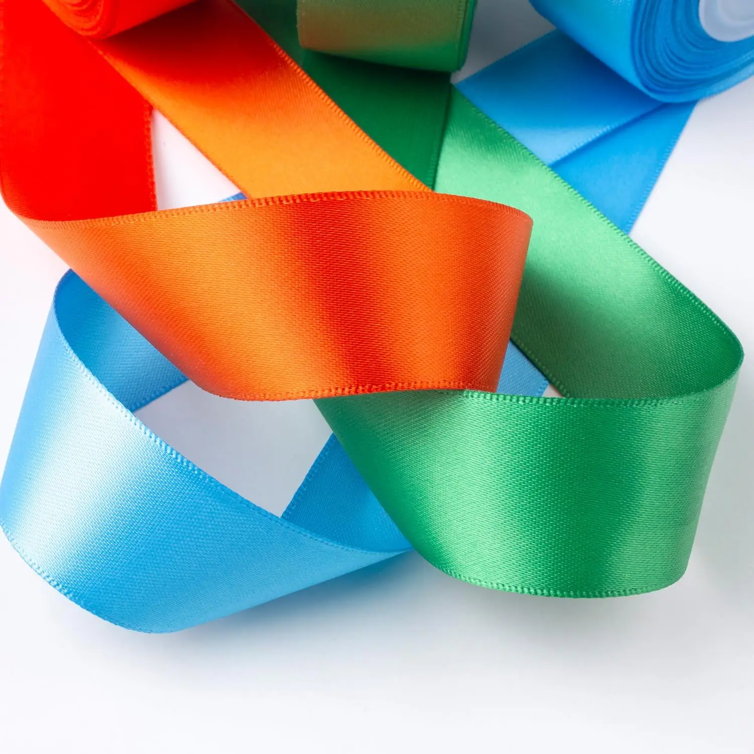 6 Rollen 150 Yards sortiertes einfarbiges Seidenband aus Satin und Satin für Hochzeitseinladungssträuße, Geburtstagsfeier, DIY-Geschenkverpackung – Detail 21