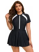 Plus Size Swimwear Woman 2026 One Piece Swimsuit Tummy Control Bathing Suit Beachwear - Image 2