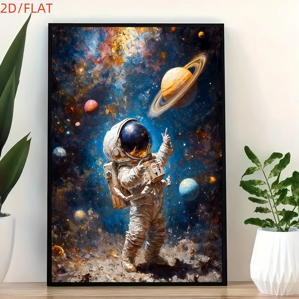 

500/1000/1200/2000PCS Puzzles Cartoon Astronaut Space Background Jigsaw Modern Bedroom Living Room Decoration Gift