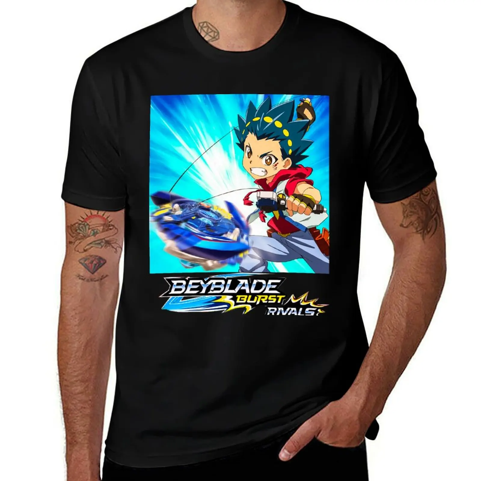 

Beyblade burst rivals T-Shirt Short sleeve tee custom shirt Funny t-shirt mens cotton t shirts