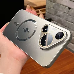 Comes with lens film magnetic phone case for Huawei Pura 70 Pro Ultra Magsafe wireless charging anti drop cover bumper