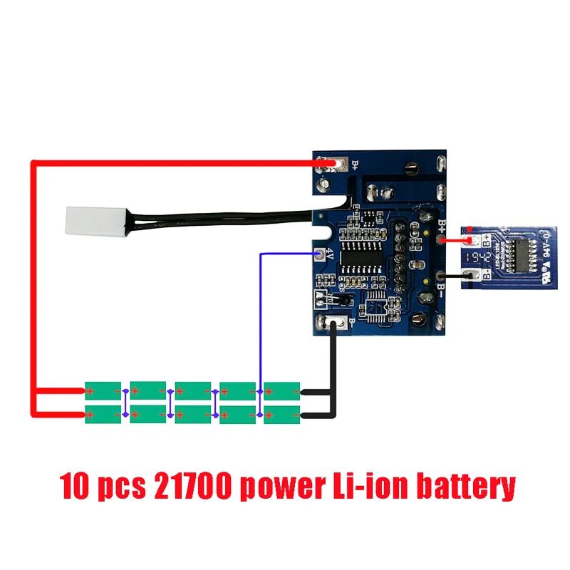 BL1830 10X21700 Li-ion obudowa baterii PCB ładowania obwód ochronny pokładzie powłoki Box BL1845 dla MAKITA 18V 3.0Ah 6.0Ah obudowy