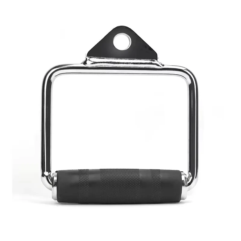 

Hot-selling products Steel D handle pull-down cable machine accessories Grip fitness equipment cable machine accessories