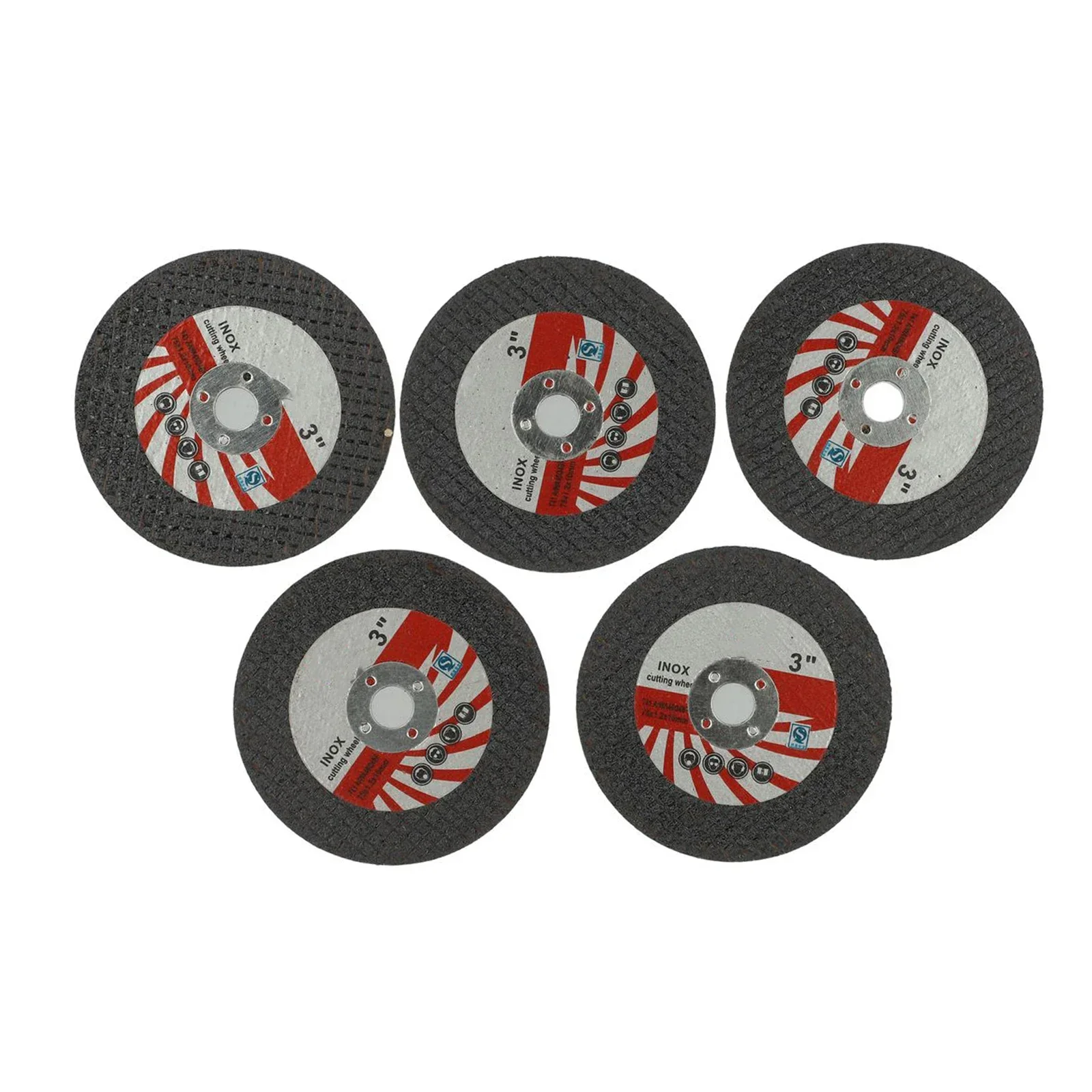 5X 3 Inch 75mm Grinding Wheels Set Inner Diameter 10mm Grind Disc Mini Angle Grinder Abrasive Tools Cutting Round Disc