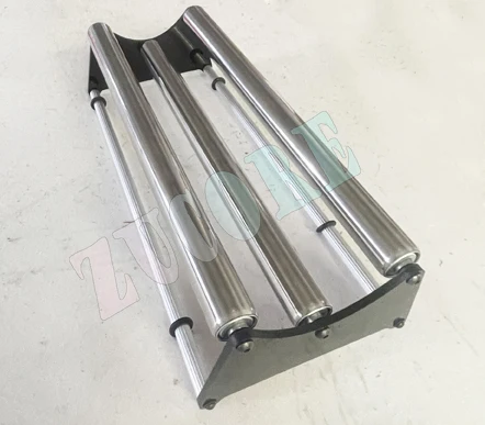 광고 재료 절단 브래킷 그래픽 스크린 롤링 백 절단 필름 배출 랙 스테인레스 스틸 도구 침대