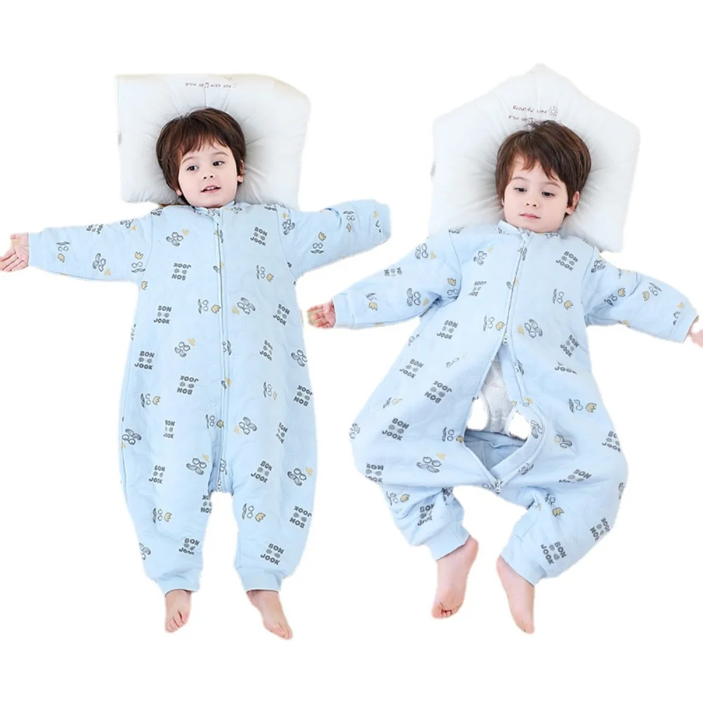 6Y Children Sleeping Bag Cartoon Design Long Sleeve Kids Sleepsack Fashion Baby Night Pajamas  Saco De Dormir Para Bebes