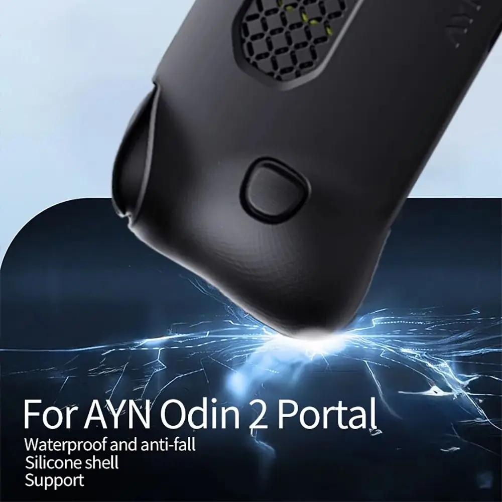 

Portable DIY Housing Shell Silicone Soft Backplate Shockproof Handheld Cover for Odin2 portal Game Accessories