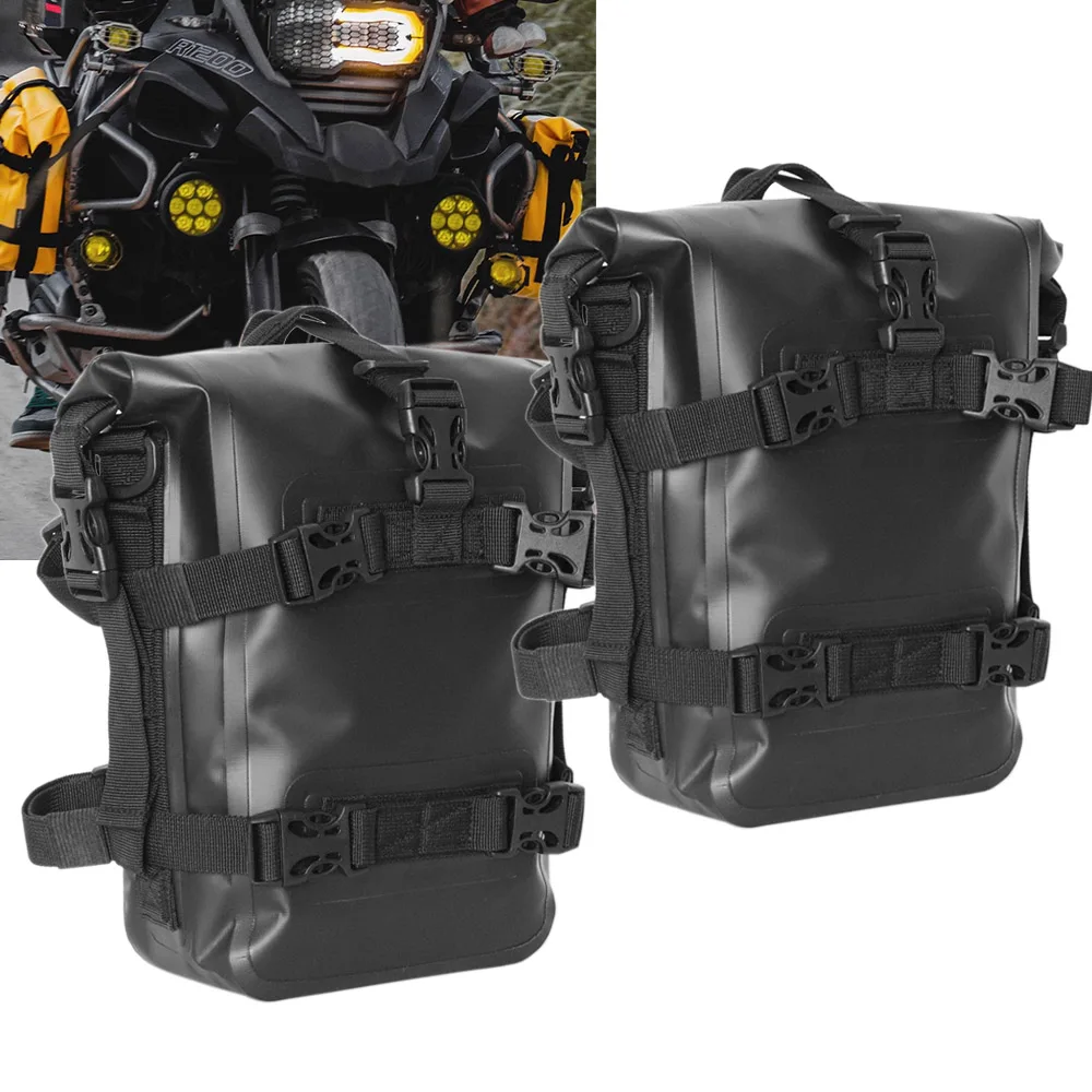 

Motorcycle Bumpers Bag Waterproof Motorcycle Side Frame Bag Outdoor Bag Crash Bar Bag Universal Riding Tools Storage