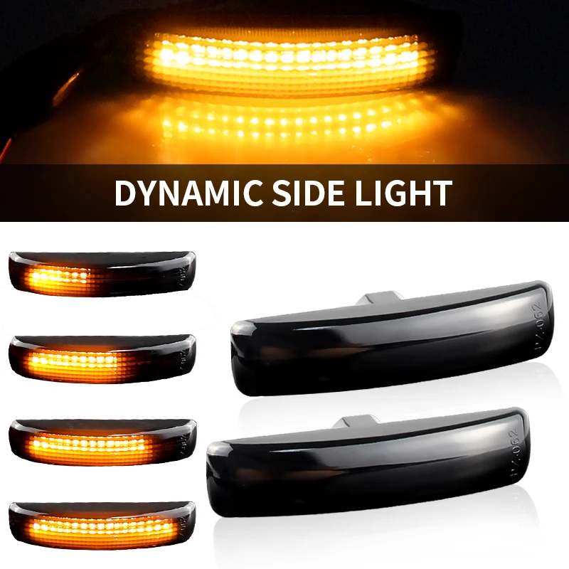 

Dynamic LED Turn Signal Side Marker Lamp Water Blinker Indicator Light For Land Rover Range Rover Sport Discovery 3 4 Freeland 2