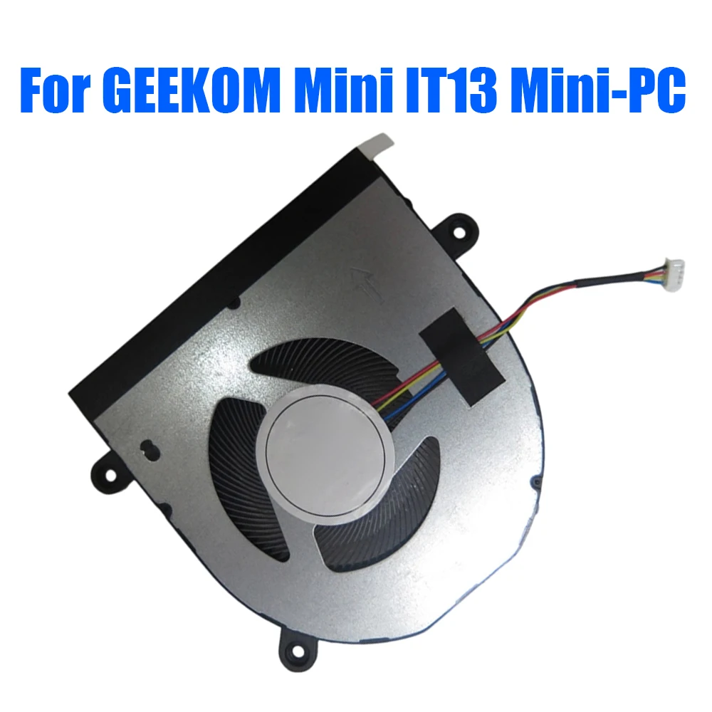 For GEEKOM Mini IT13 Mini-PC DC5V 0.5A 4 PIN (Black-Red-Yellow-Blue) 4 Lines Mini PC Fan New