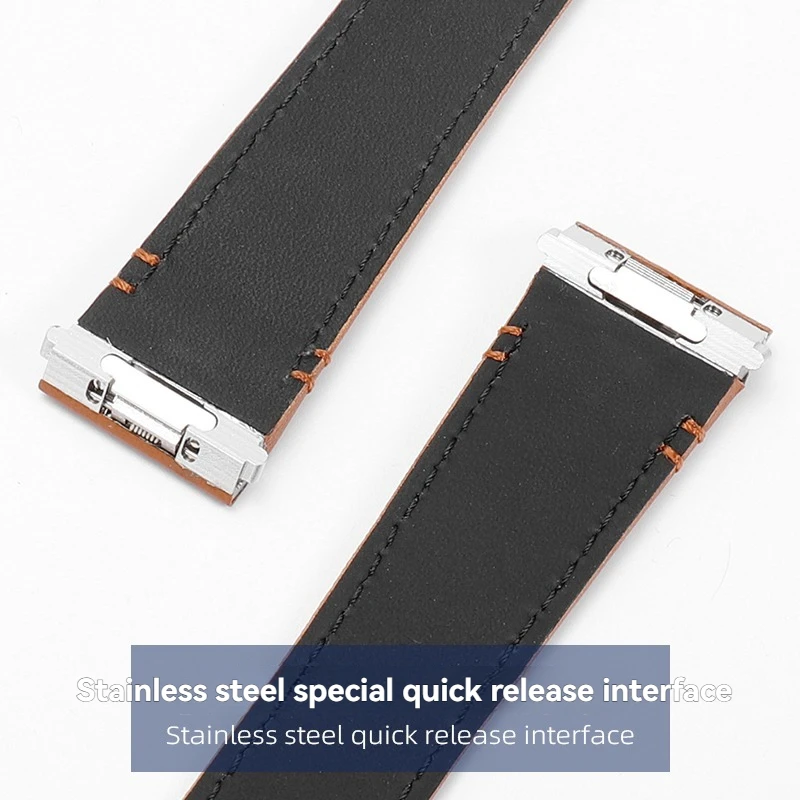 ل كارتييه سانتوس الإفراج السريع حزام ساعة اليد جديد متوسط حزام WSSA0010 عادي جلد طبيعي حزام الساعات الرجال معصمه 19 مللي متر 21 مللي متر #3