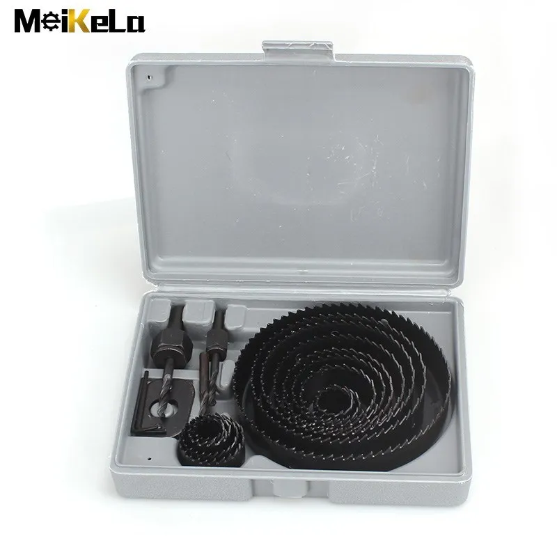Imagem -03 - Meikela-carpintaria Buraco Saw Drill Bit Grupo Aço Carbono Cutter Sets Gesso Cartonado Teto Madeira 19127 mm