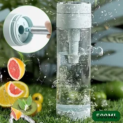 500ML SODA Portable Sparkling Water Maker Home Soda Maker Air Bomb Cup Commercial Carbonated Cold Drink Maker Large Capacity