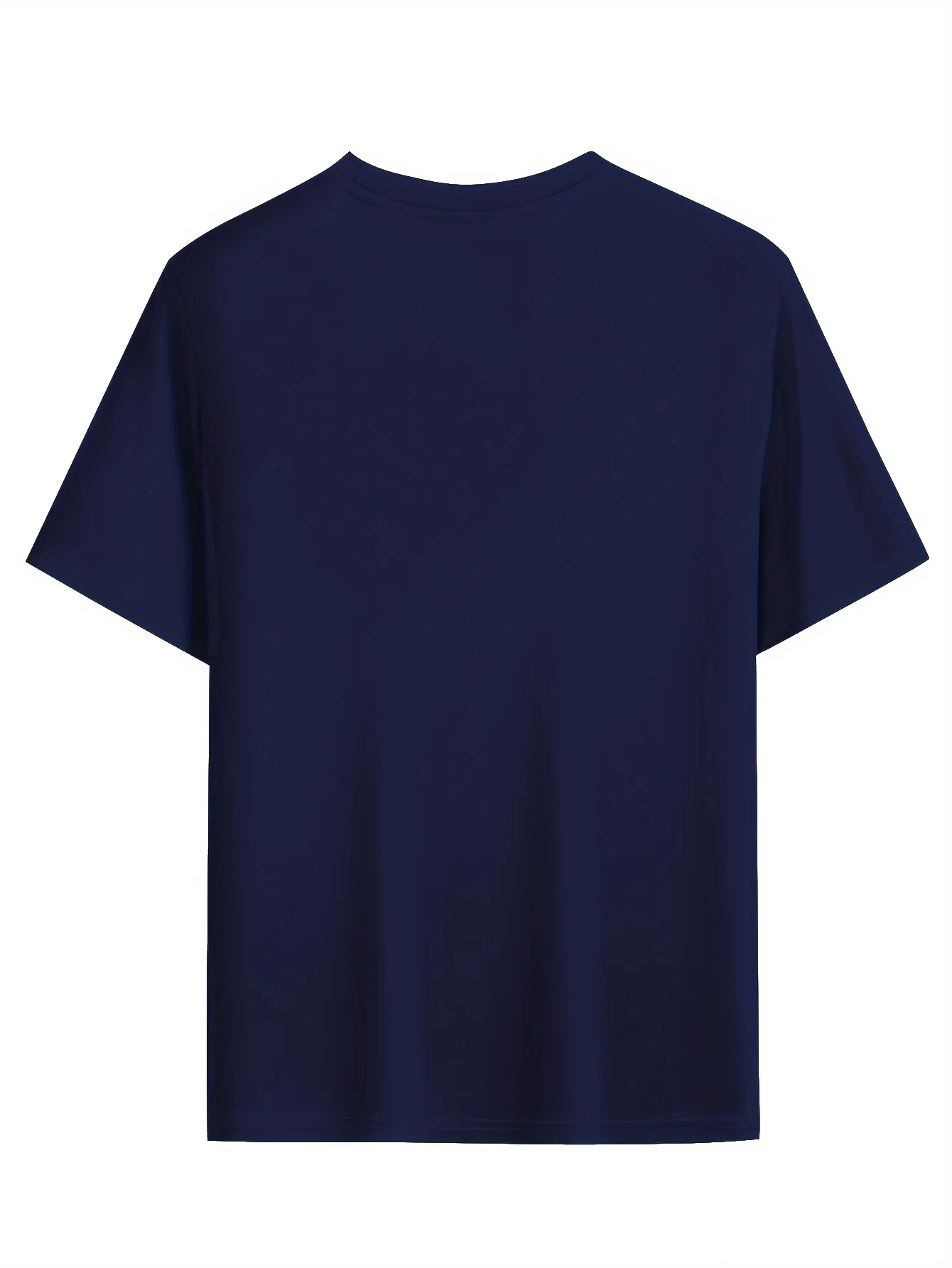 Summer men's  casual sports loose plus size whatever letter printed comfortable round neck short sleeved T-shirt image 4