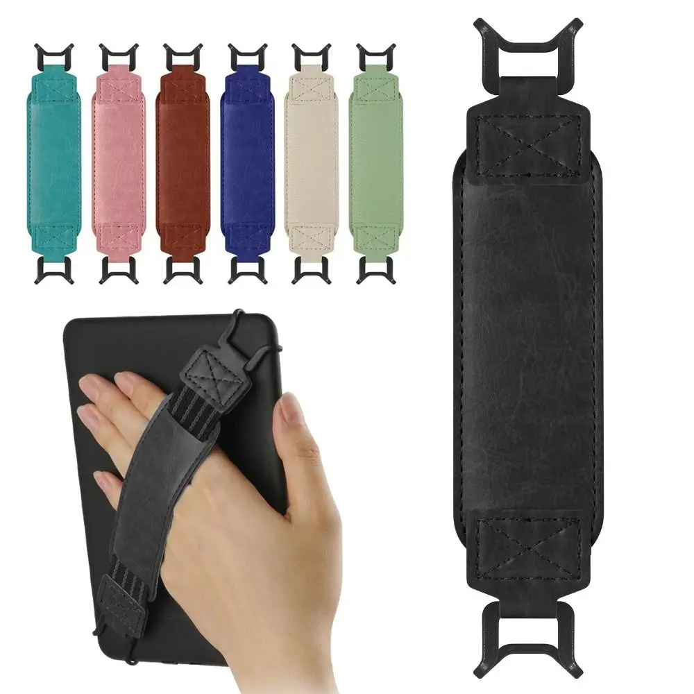 

Leather Tablet Hand Strap Anti Drop Anti-Slip EReader Holder Universal Elastic for Kindle/iPad/Kobo/Sony/Pocketbook/Lenovo