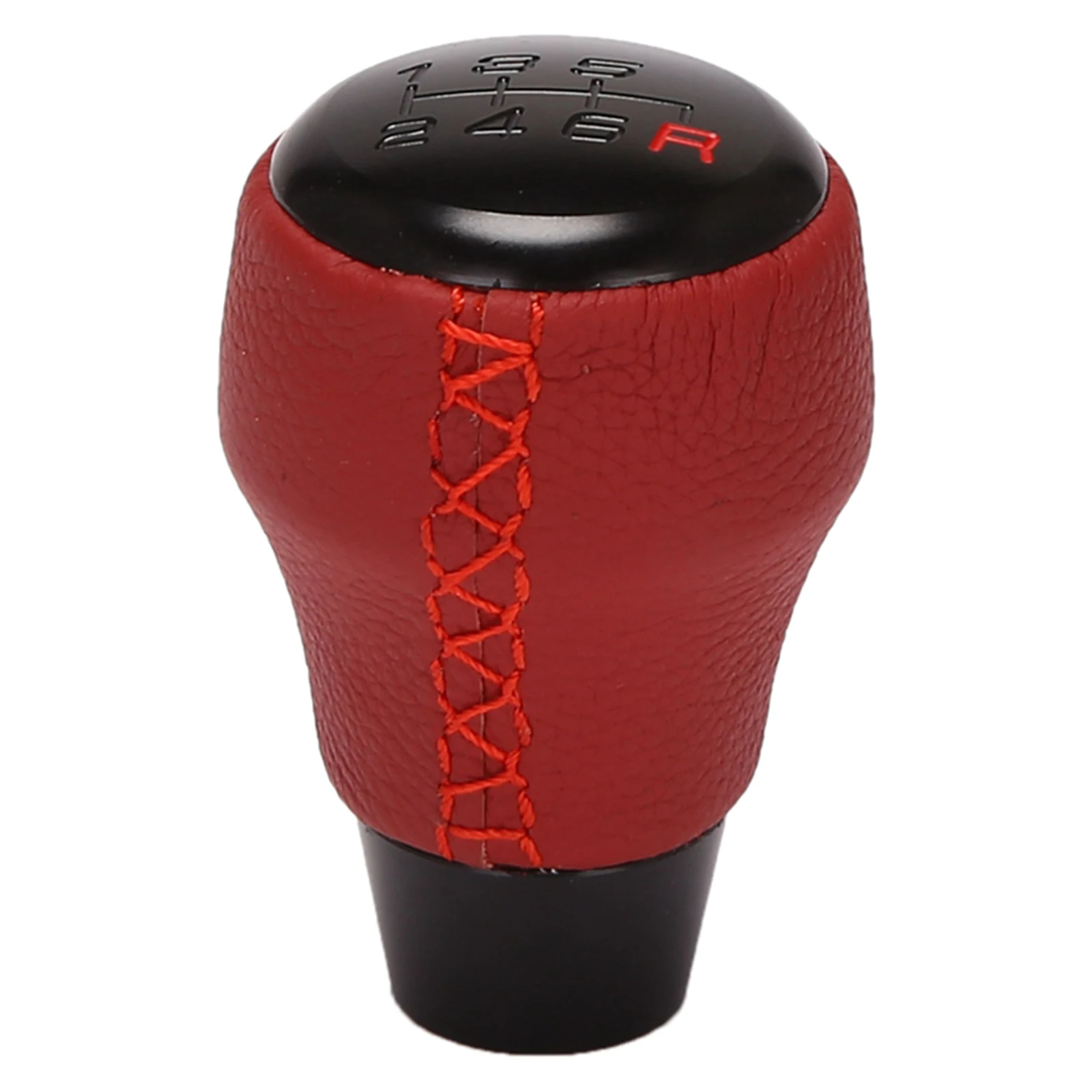 6 Speed Gear Switch Knob Red Leather for Civic Type R 17-21 08U92-TEA-110