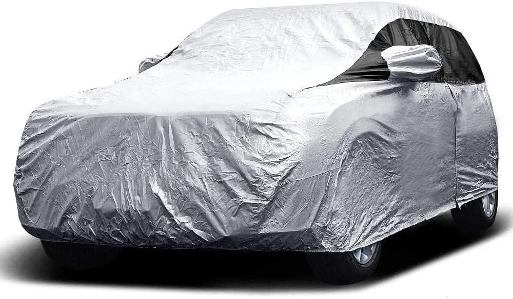 

Premium Multi-Layer PEVA Car Cover for Compact SUV 170-187". Waterproof, UV Protection, Anti-Scratch Lining
