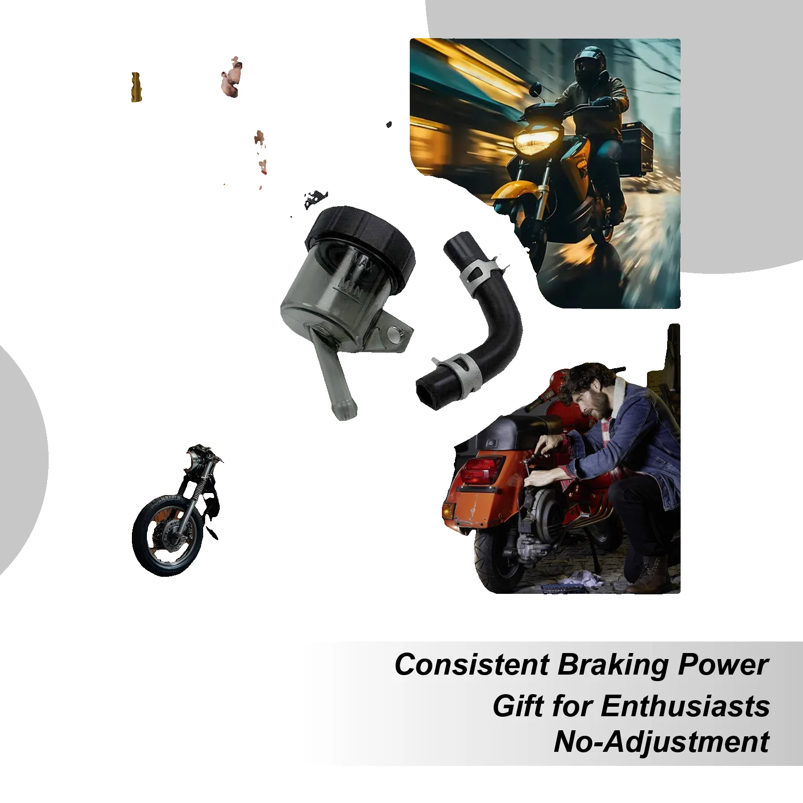 

Запасная часть резервуара сцепления, задний тормозной бак сцепления, цилиндр для двигателя, велосипеда, квадроцикла, замена модификации