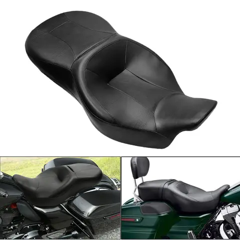 오토바이 라이더 및 승객 투업 시트, 할리 투어링 CVO 글라이드 로드 킹 울트라 리미티드 로우 FLHTKL 2014-2020