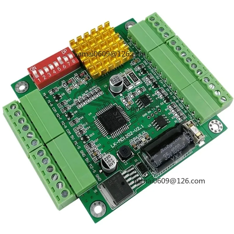MD1202 RS485 Brushed DC Motor Decoder Controller Module Supports PELCO Protocol