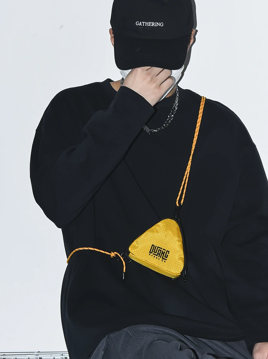 Mini Headphone Bag Personality Fashion Brand Sports Small Shoulder Bag Street hip-hop Couple Bag Hanging Bag Coin Purse Key Bag