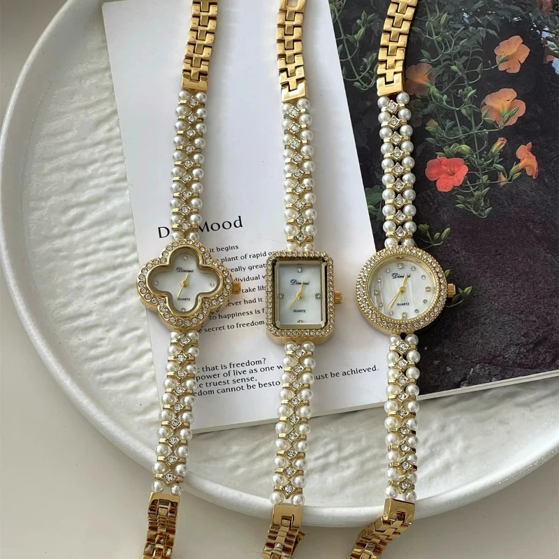 Classic trend women's watch elegant and simple 2025 waterproof quartz watch birthday gift exquisite light luxury high value