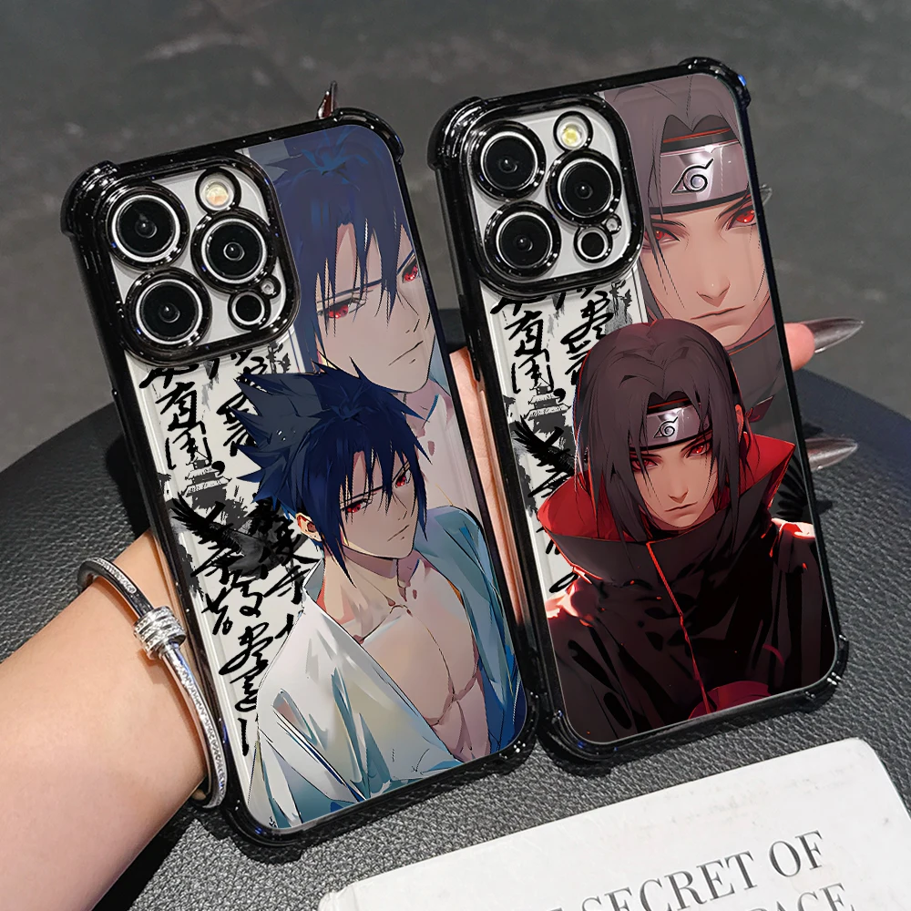 Чехол для телефона NARUTOs Kakashs Sasuke для Google Pixel 10 9 9A 8 8A 7 7A Pro XL 5G, прозрачный мягкий чехол с защитой от падения