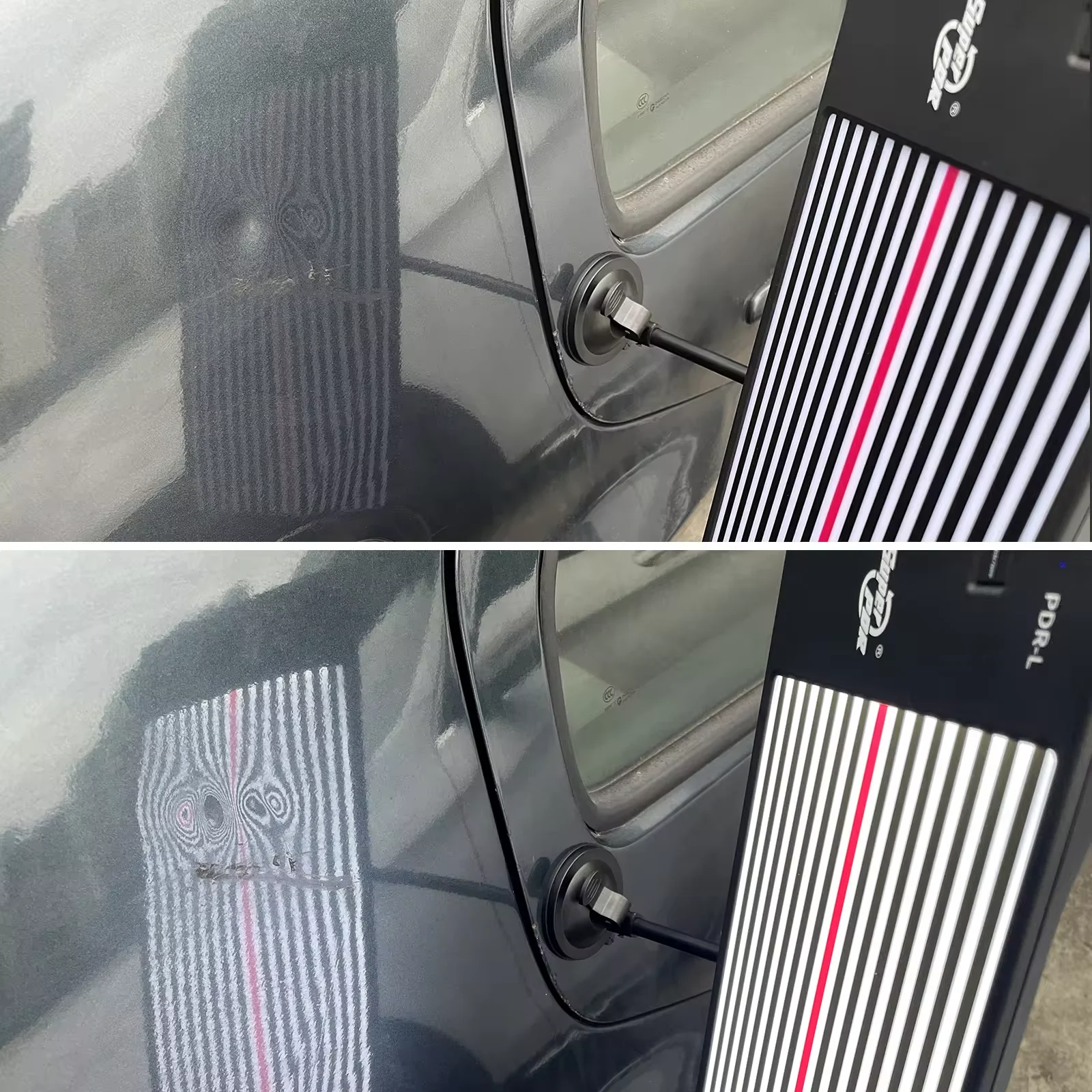 أداة جديدة مجموعة زرقاء 0 الضرر الطلاء الأصلي سيارة دنت مجتذب Pdr أداة المهنية أداة إصلاح دليل السيارة #4