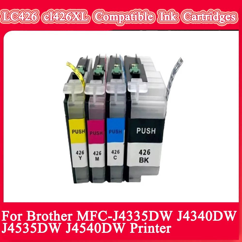 

LC426 cl426XL Совместимые картриджи для принтеров Brother LC426 LC426XL MFC-J4335DW 4535DW J4540DW J4340DW