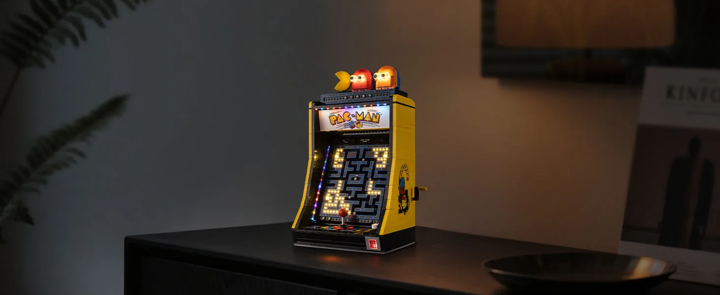 Kyglaring LED-Licht-Set geeignet für Lego PAC-MAN Arcade 10323 Dekorative Lampe, keine Lego-Bausteine. – Detail 3