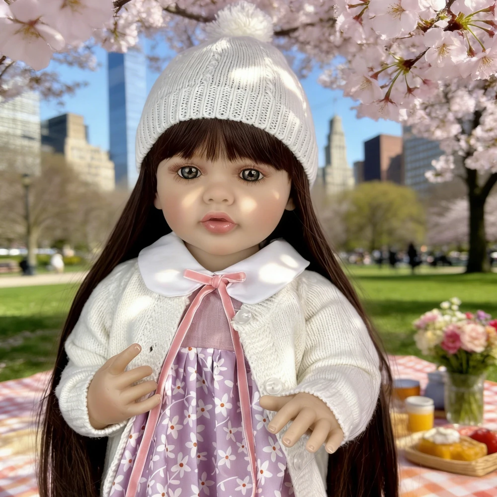 bzdoll-–-poupee-reborn-en-vinyle-55-cm-corps-entier-jouet-a-habiller-jolie-poupee-princesse-aux-cheveux-longs-bruns-faite-a-la-main-cadeau-d'anniversaire-ou-de-noel