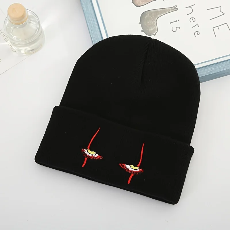 Fashion Eyes Fashion Men Women Autumn Winter Wool Hat Outdoor Warm Female Hip Hop Sport Ski Knitted Hats Skullies Cap