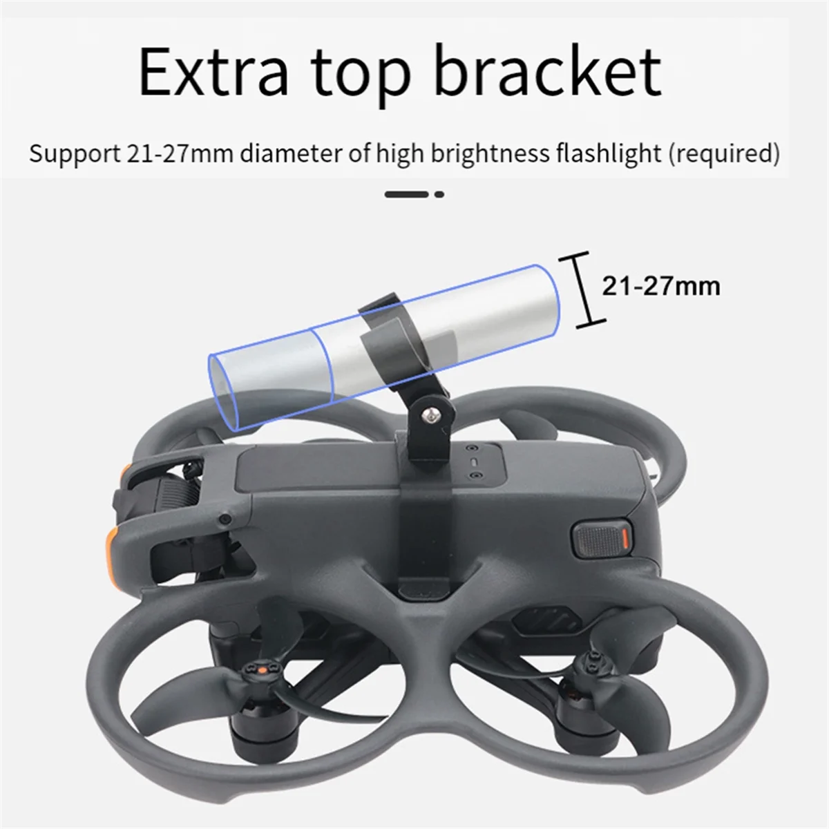 ATS-Drone Strobe Light Drone Перезаряжаемая лампа для ночного полета с кронштейном для DJI Avata 2 Rone