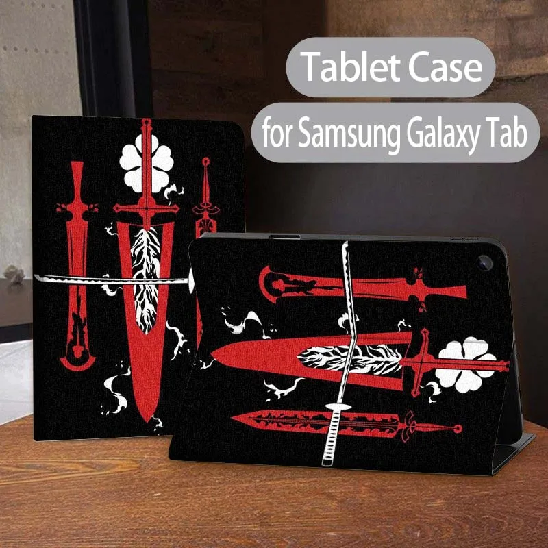 

Art Black Clover Art Cool For Samsung Galaxy Tab A7 A A8 A9 S9 S10 S6 S7 S8 S11 8.7 10.1 10.5 11 10.9 Lite PLus Inch Tablet Case