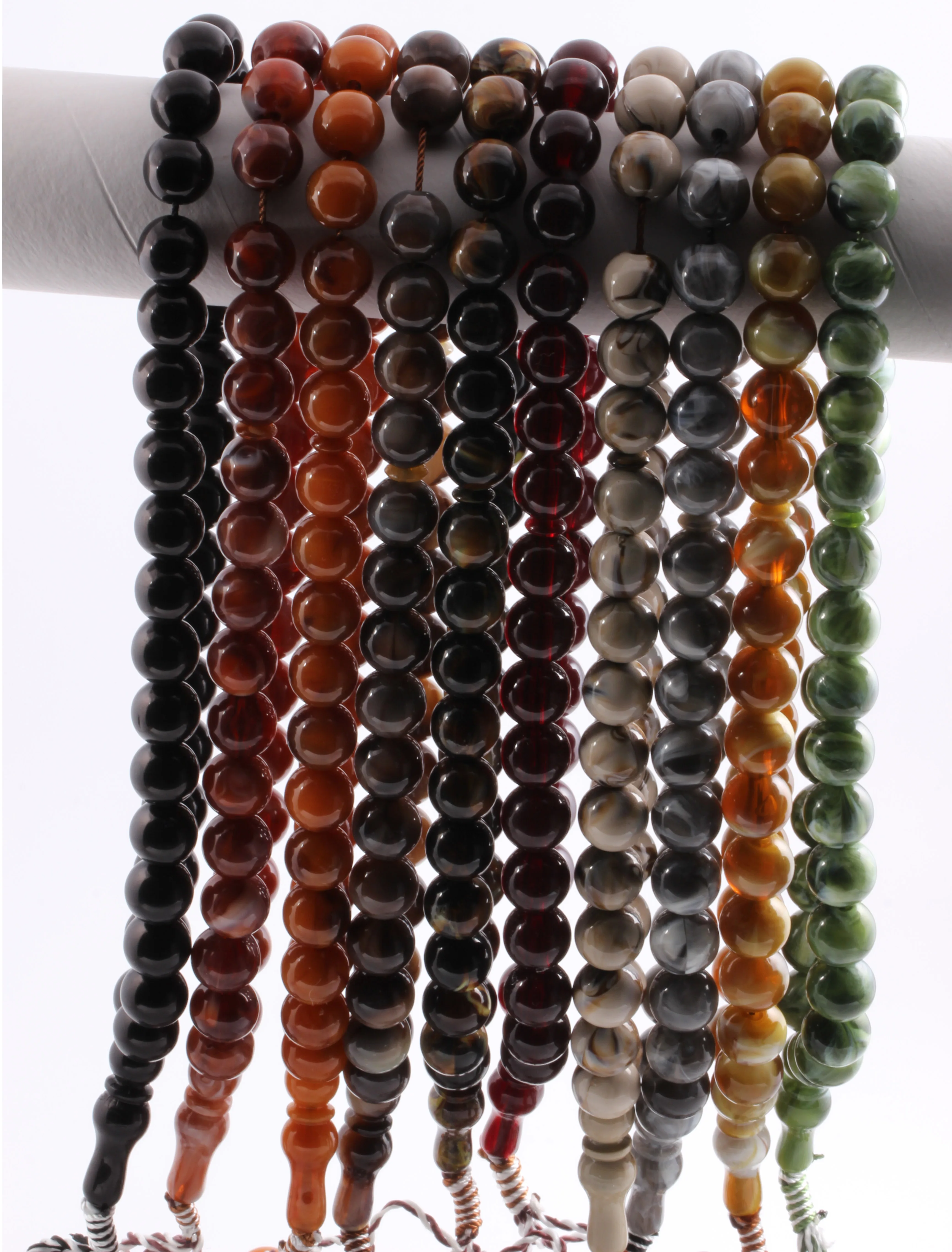 13mm Tiger Stone Prayer Rosary with Decorative Tassel Bracelet 33 Prayer Beads Ceremony Eid Al-Fitr Islam Muslim Worship