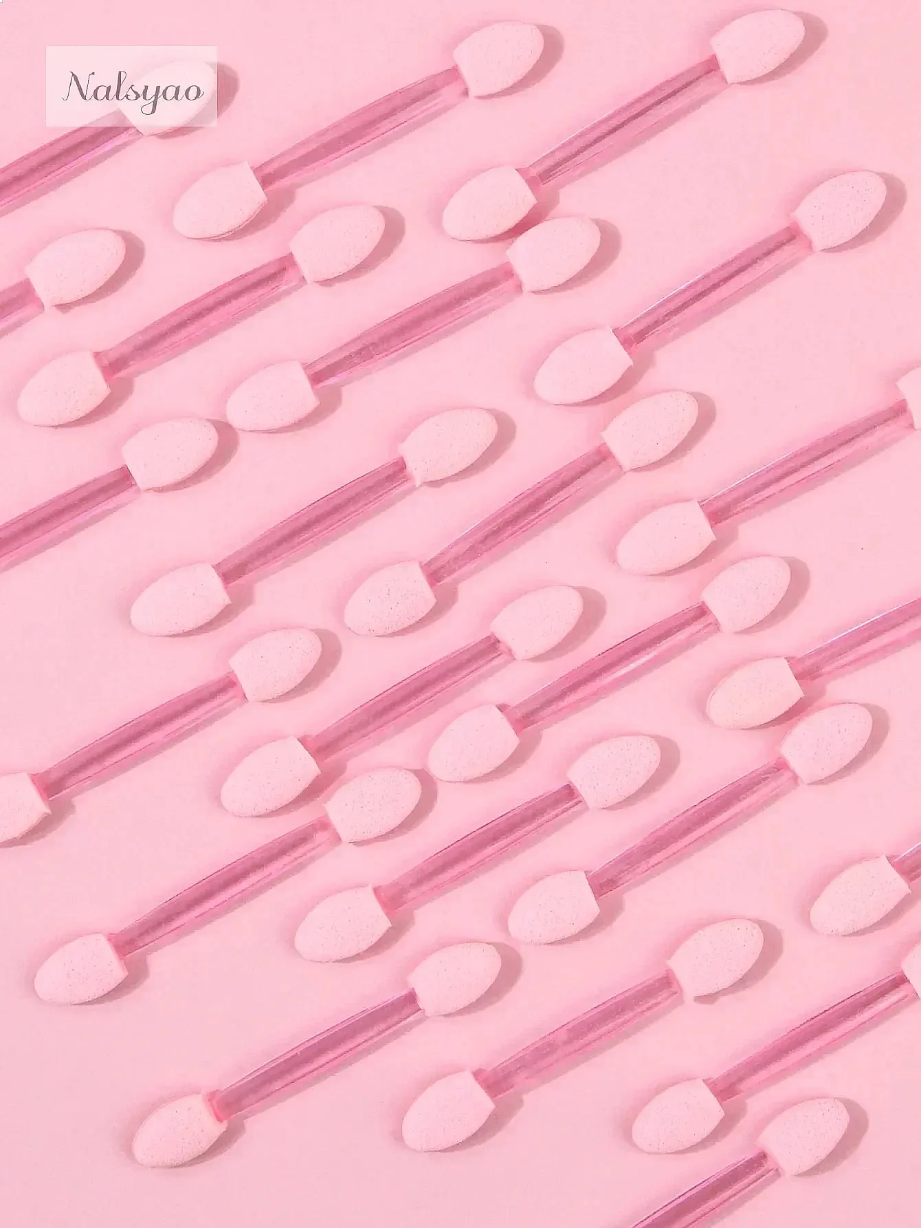 50/100 Disposable Eyeshadow Brush Set Double Headed Sponge Eye Shadow Applicator Makeup