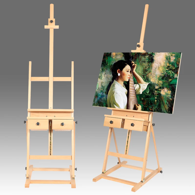 Folding Sketch Bracket Sketch Easel Adult Oil Painting Easel Wooden Artist Student Watercolor Painting Entry Drawing Board Easel