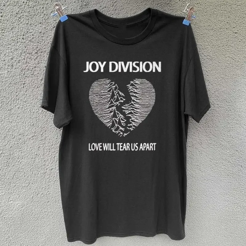 Joy Division Love Will Tear Us Apart T-shirt unisexe en coton noir S-5XL