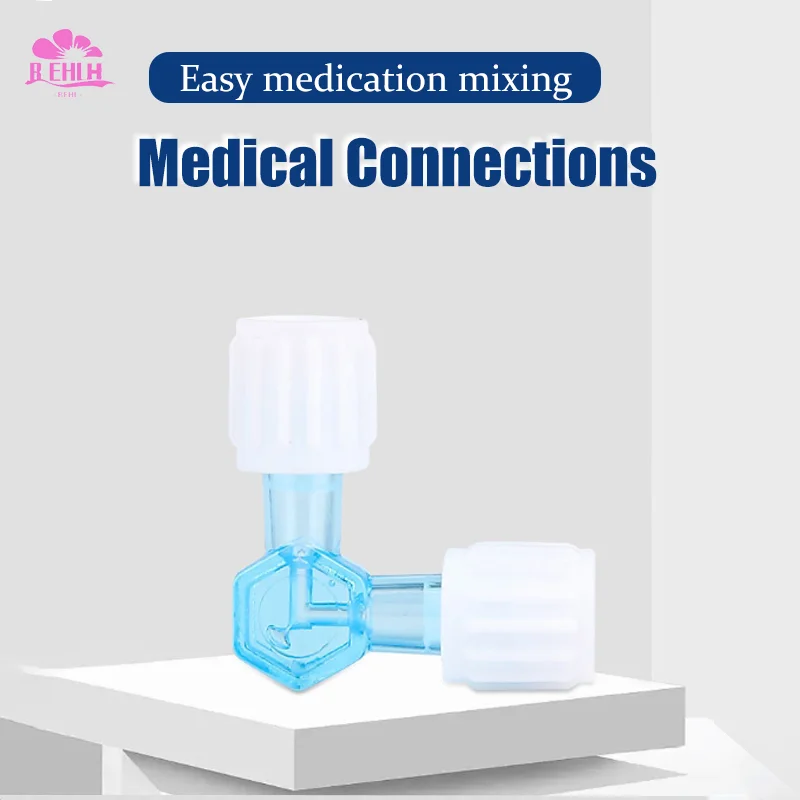 50 unidades de válvula bidireccional de belleza médica, adaptador de dispositivo de mezcla de luz de agua, válvula rotativa de infusión, válvula bidireccional de intercambio de líquido médico