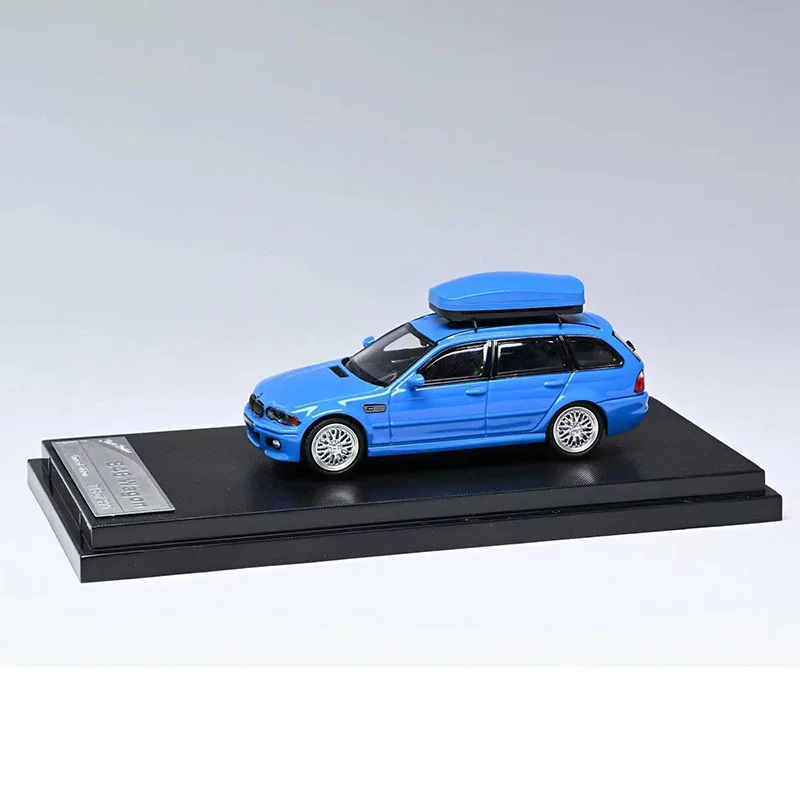 Stance Hunters 1:64 M3 E46 Earthenware Jar Travel Edition Simulação Liga Modelo de carro fundido em miniatura Brinquedo de coleção personalizada