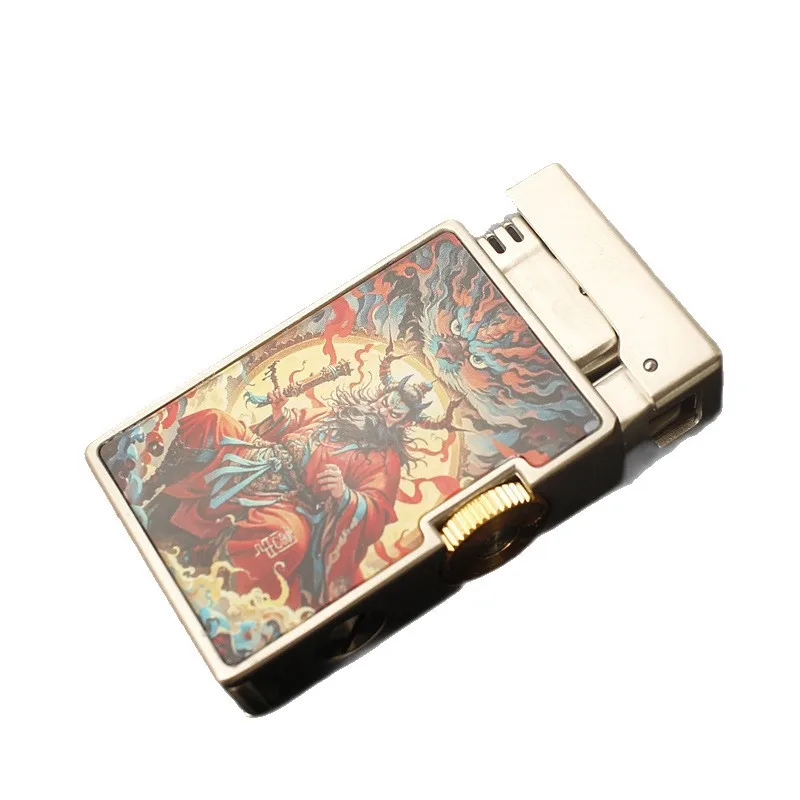 2026 Popular Kerosiene Lighter 709 Double Gear Rotating Zhongkui Decompression Durable Windproof Retro Wholesale Machinery