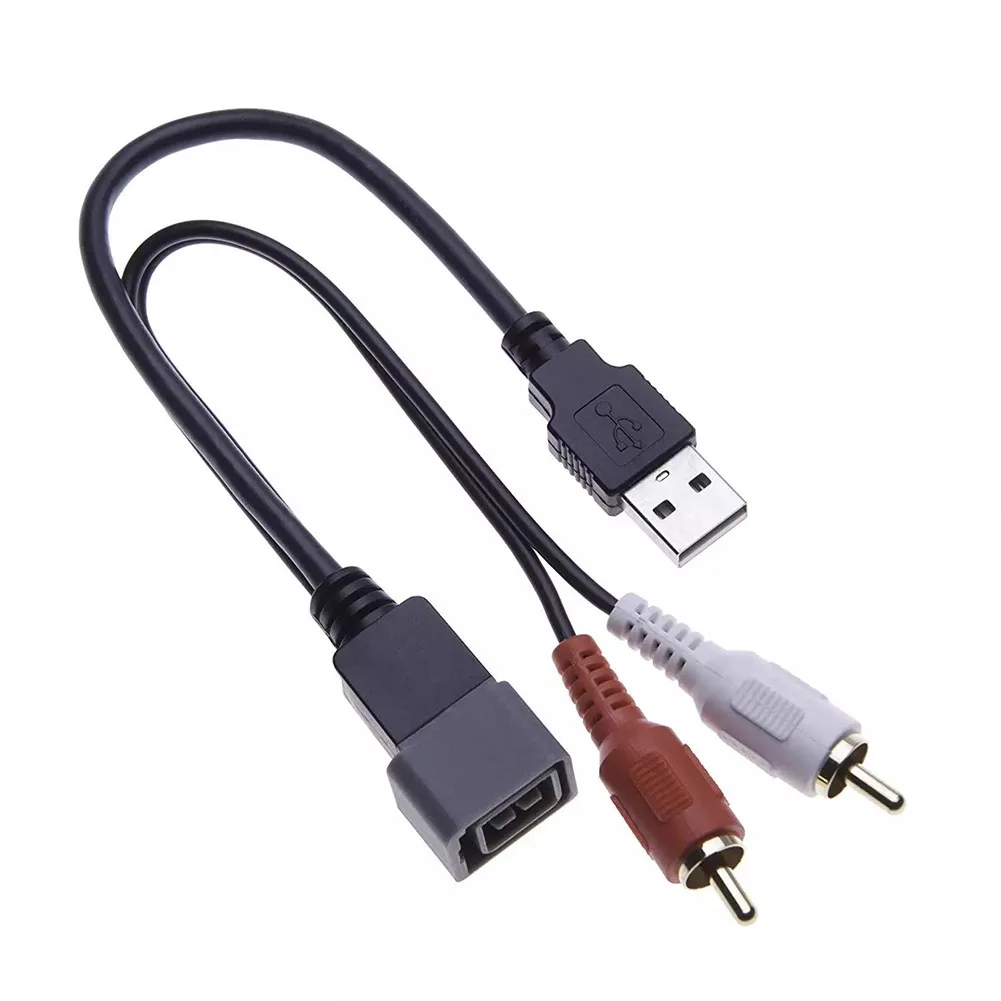 23CM 12V USB AUX Retention Adaptor Cable For Nissan FOR Qashqai FOR Versa Adaptor Cable CTNISSANUSB.3 Adapter Car Accessories