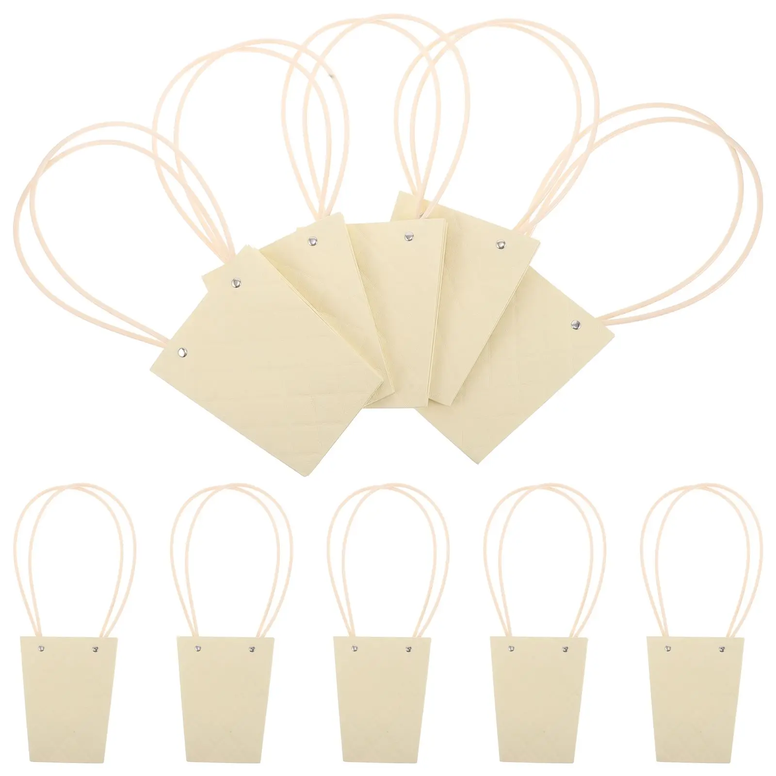 

10 Pcs Flower Wrapping Paper Bag Large Capacity Paper Bouquet Bags Gifts Floral Packing Party Favors Present Boxes