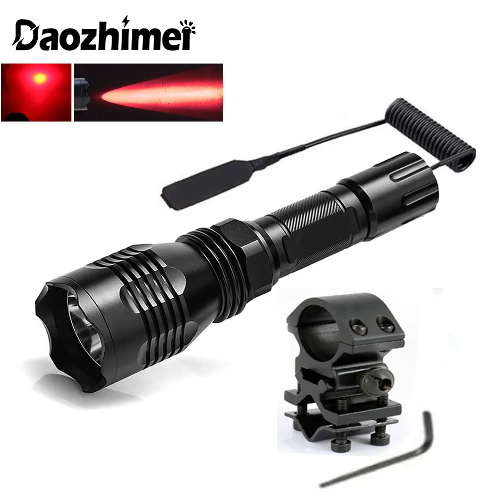 

5000 Lumen Led Flashlight White/Green/Red Tactical Hunting Rifle Lantern Outdoor Portable Torch Waterproof 18650 hunt lanterna